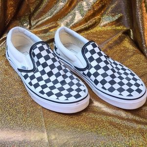 Black & White checkered Vans size 7.5 womens